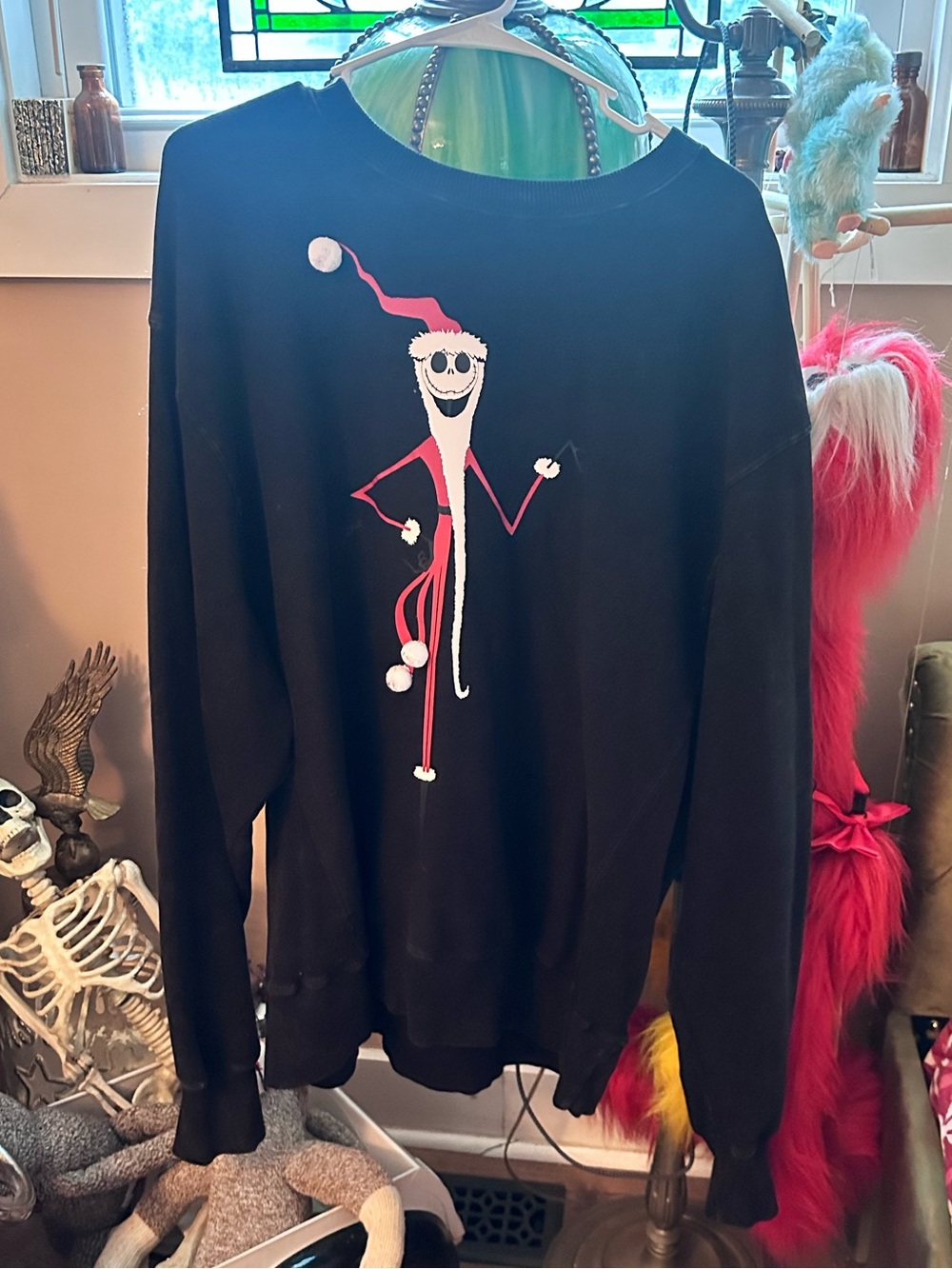 Nightmare before Christmas Disney Black Crewneck Sweater